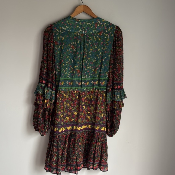 FARM RIO Mix Mini Prints Mini Dress XS - Picture 3 of 15